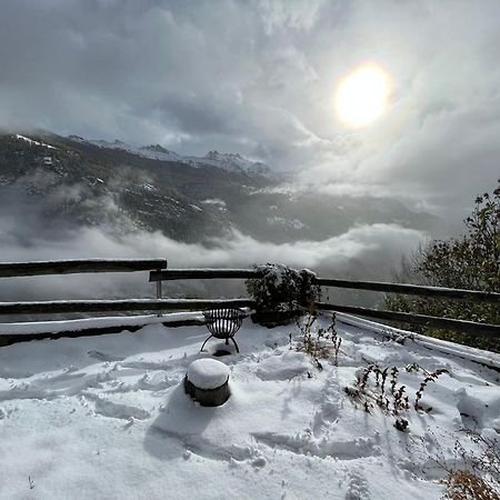 Chalet La Paz With Hotpot And Sauna Villa Törbel Dış mekan fotoğraf