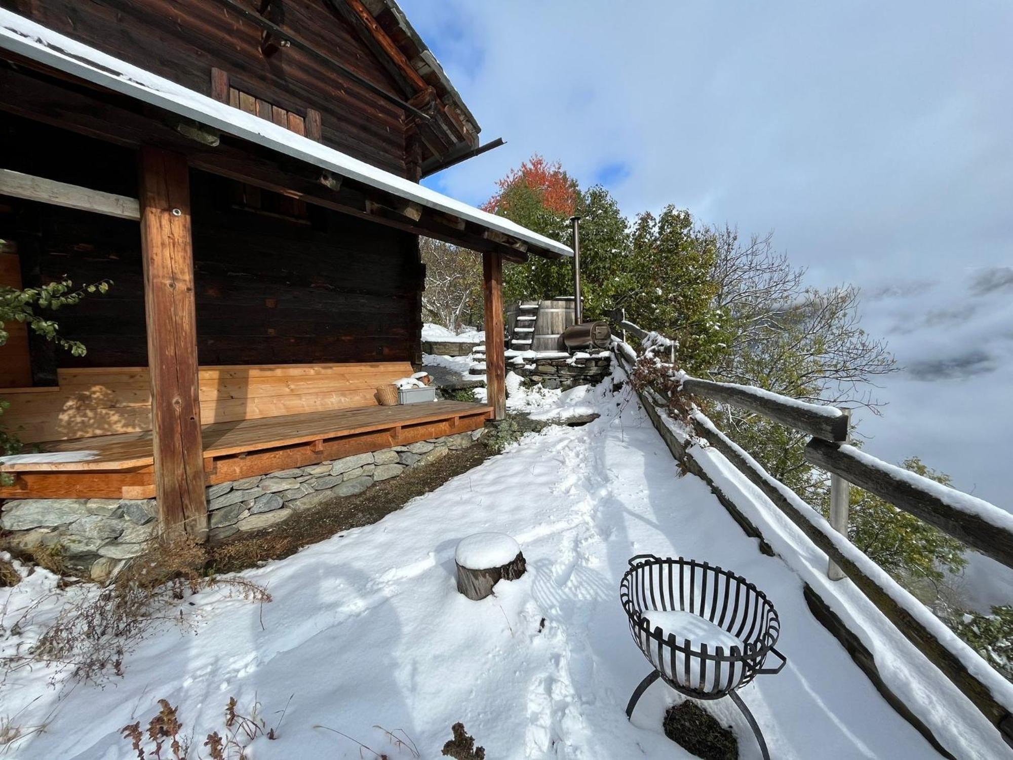 Chalet La Paz With Hotpot And Sauna Villa Törbel Dış mekan fotoğraf